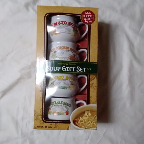 Soup Gift Set with Colorful Mugs - Picture 4 of 7